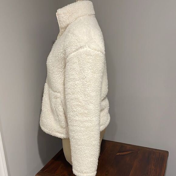 Soma Pullover Long Sleeve 3/4 Zip Sherpa Size S - Picture 5 of 11